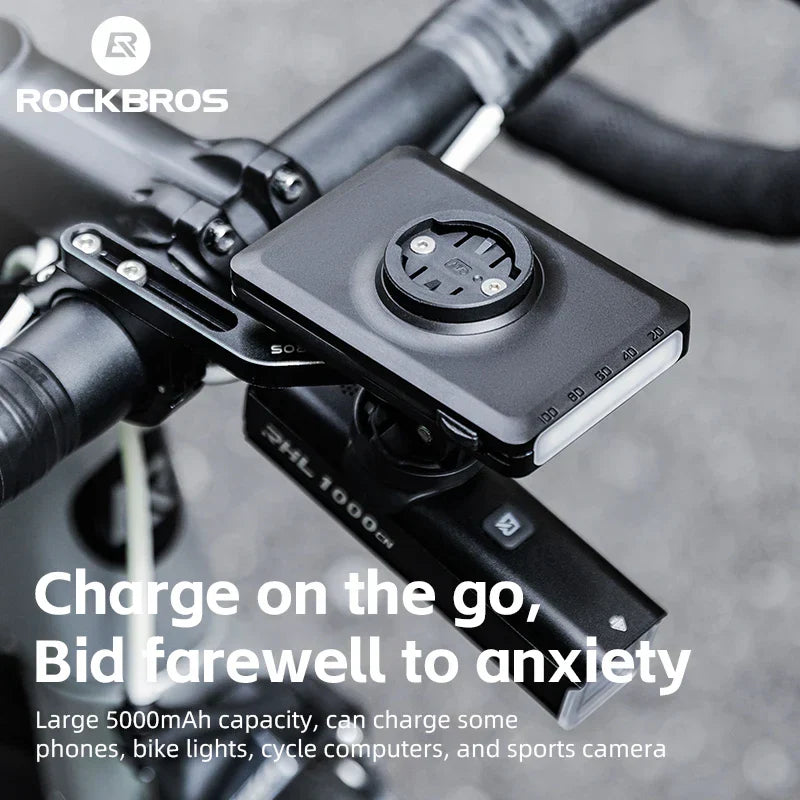 ROCKBROS Bike Light With Built In 5000mAh Batter