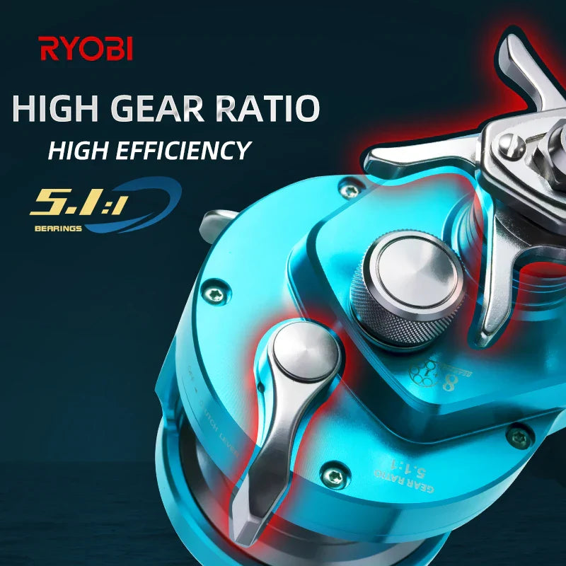 RYOBI RANMI JIGGER BT 50 Reel Fishing Wheel
