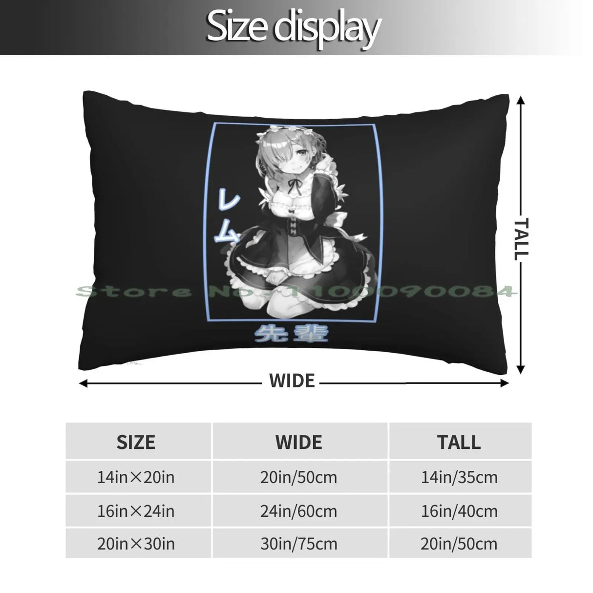 Rem Pillow Case 20x30 50*75 Sofa Bedroom Edmund