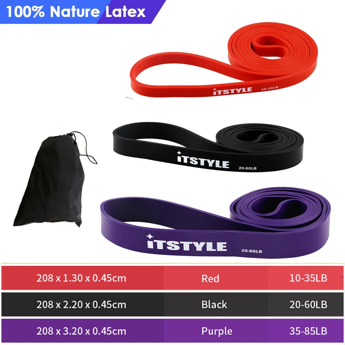 Resistance Bands for Fitness Rubber Pull Up, Yoga