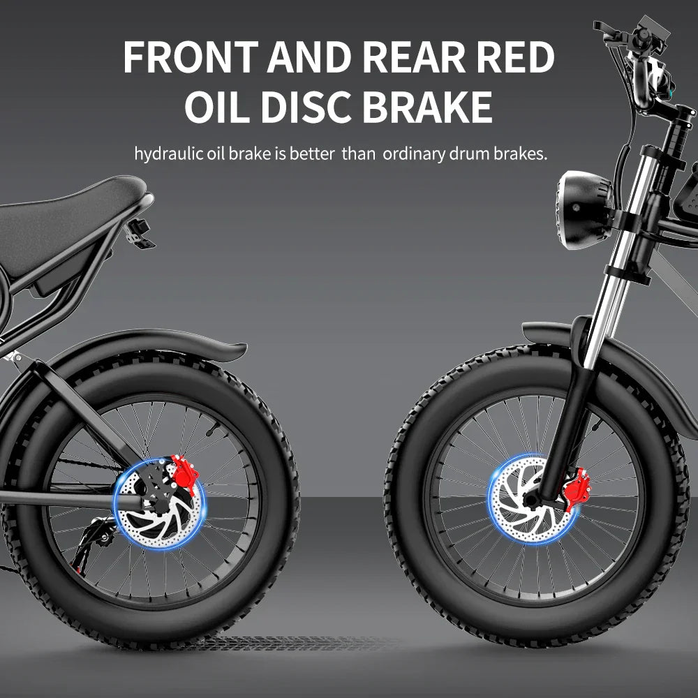 Ridstar Q20 Electric Bike 2000W 48V 40AH Waterproof