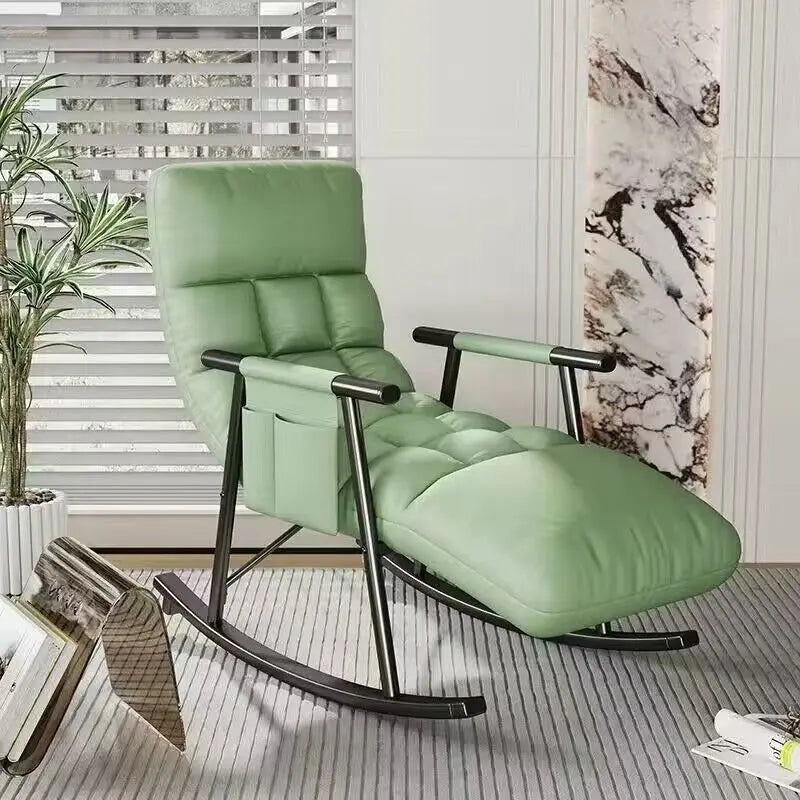 Rocking Chair Folding Nordic Balcony Lazy Chair Adult