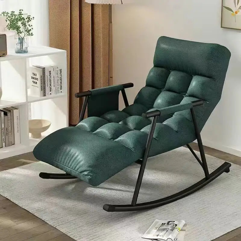 Rocking Chair Folding Nordic Balcony Lazy Chair Adult