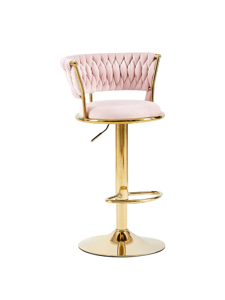 Rotating Lifting Bar Chair, High Foot Stool, Nordic