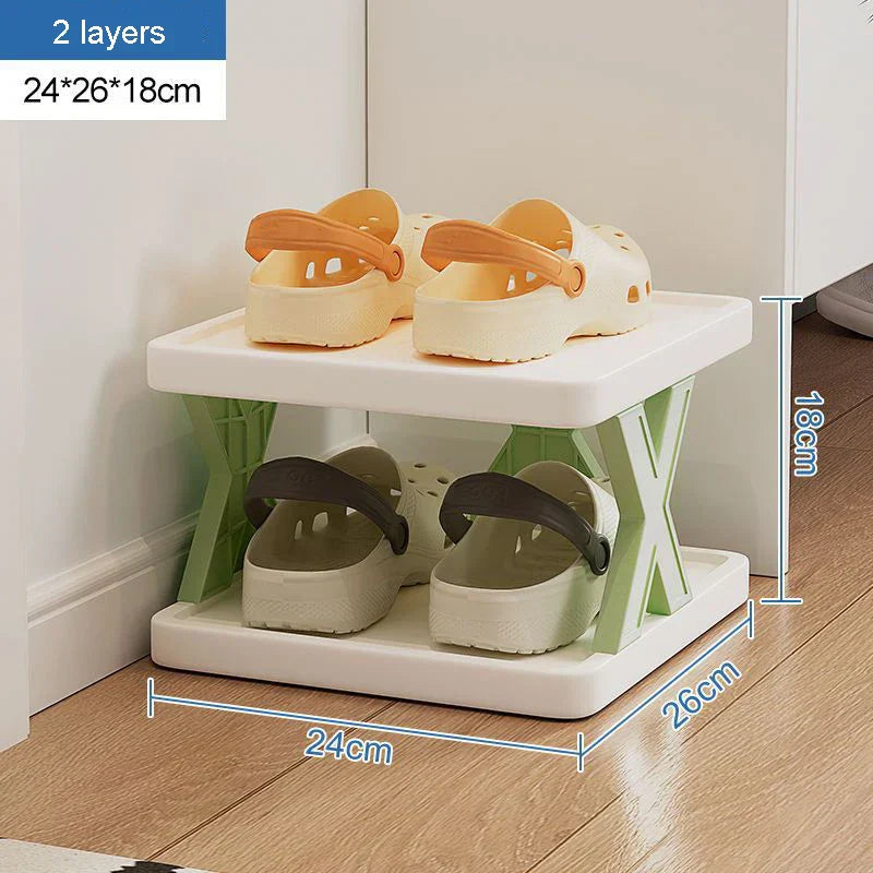 Rounded Combined Shoe Cabinet Storage Small And Convenient