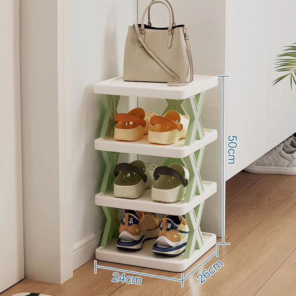 Rounded Combined Shoe Cabinet Storage Small And Convenient