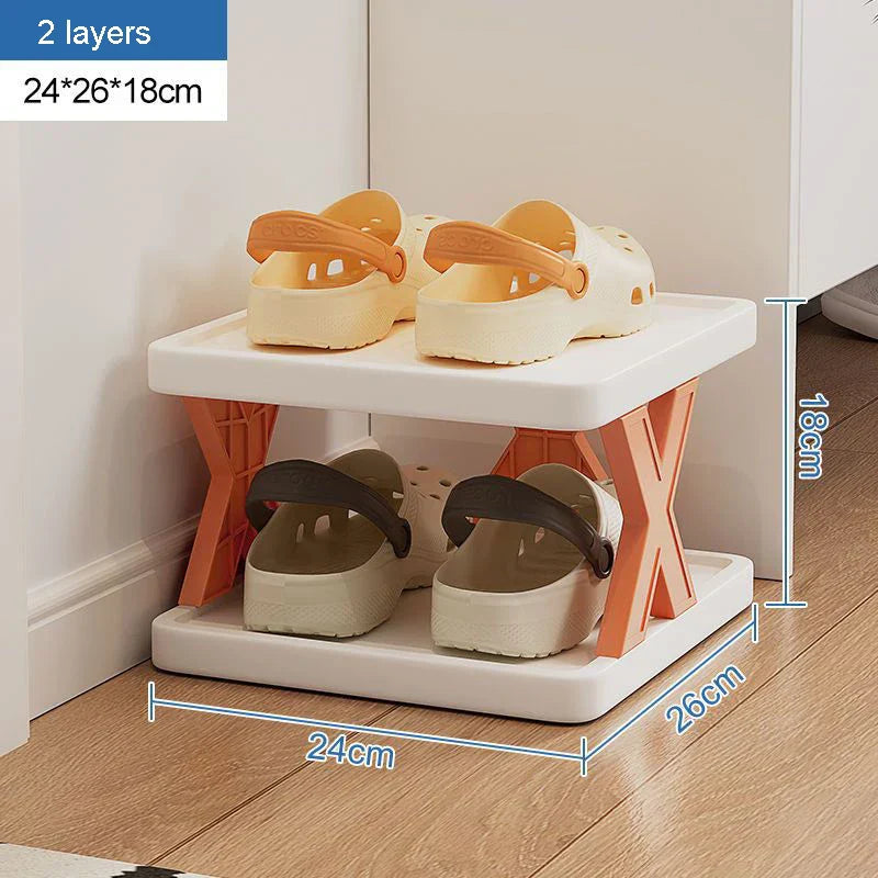 Rounded Combined Shoe Cabinet Storage Small And Convenient