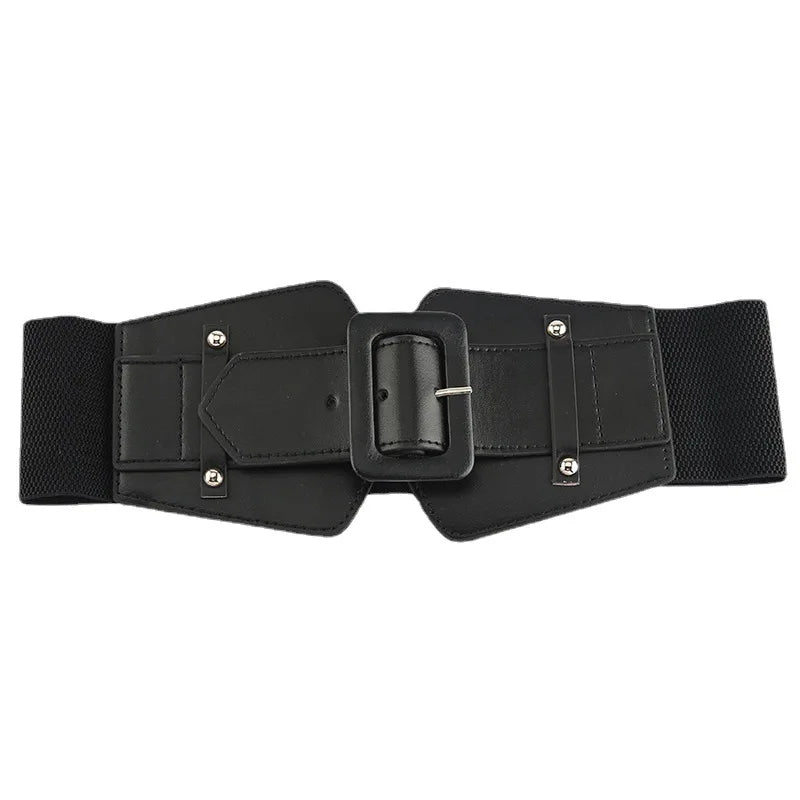 Wide Elastic Corset Belt Ladies Dress Suit Stretch