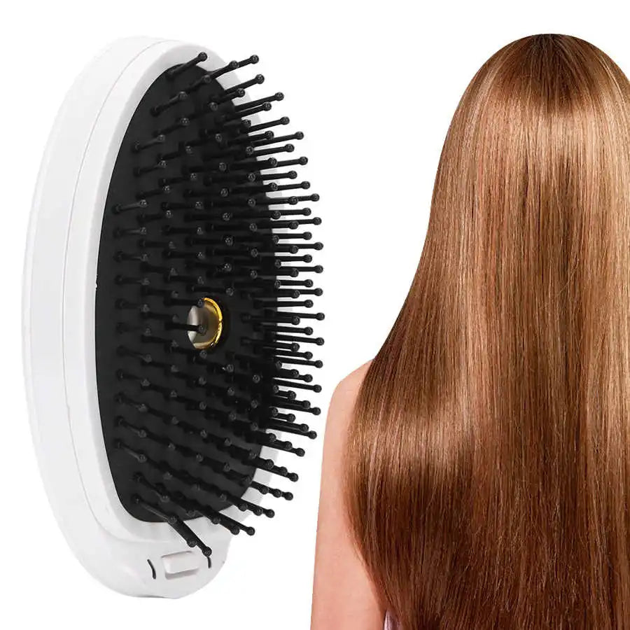 Portable Electric Ionic Hair Comb Brush Straightening Smoothing