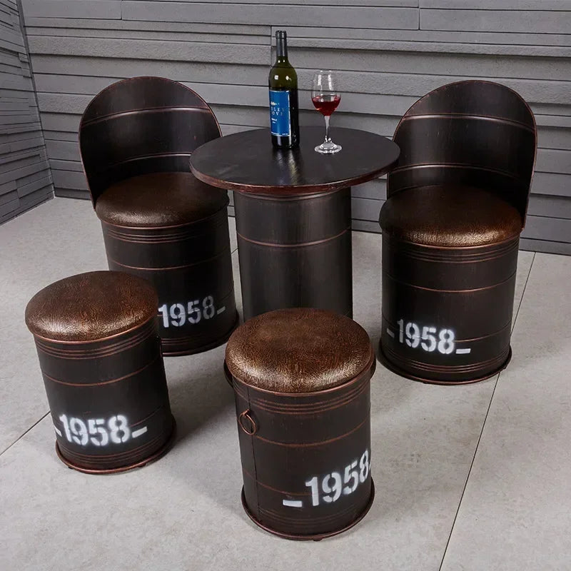 Modern Style Bar Chair Vintage Luxury Waiting Counter