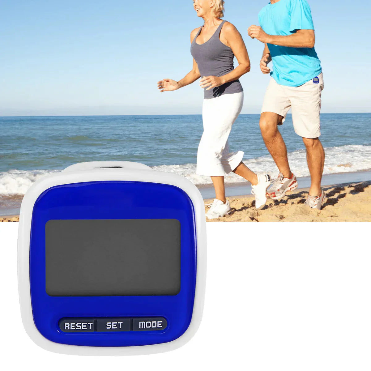1PC Digital Pedometer Portable Step Counter Walking Distance