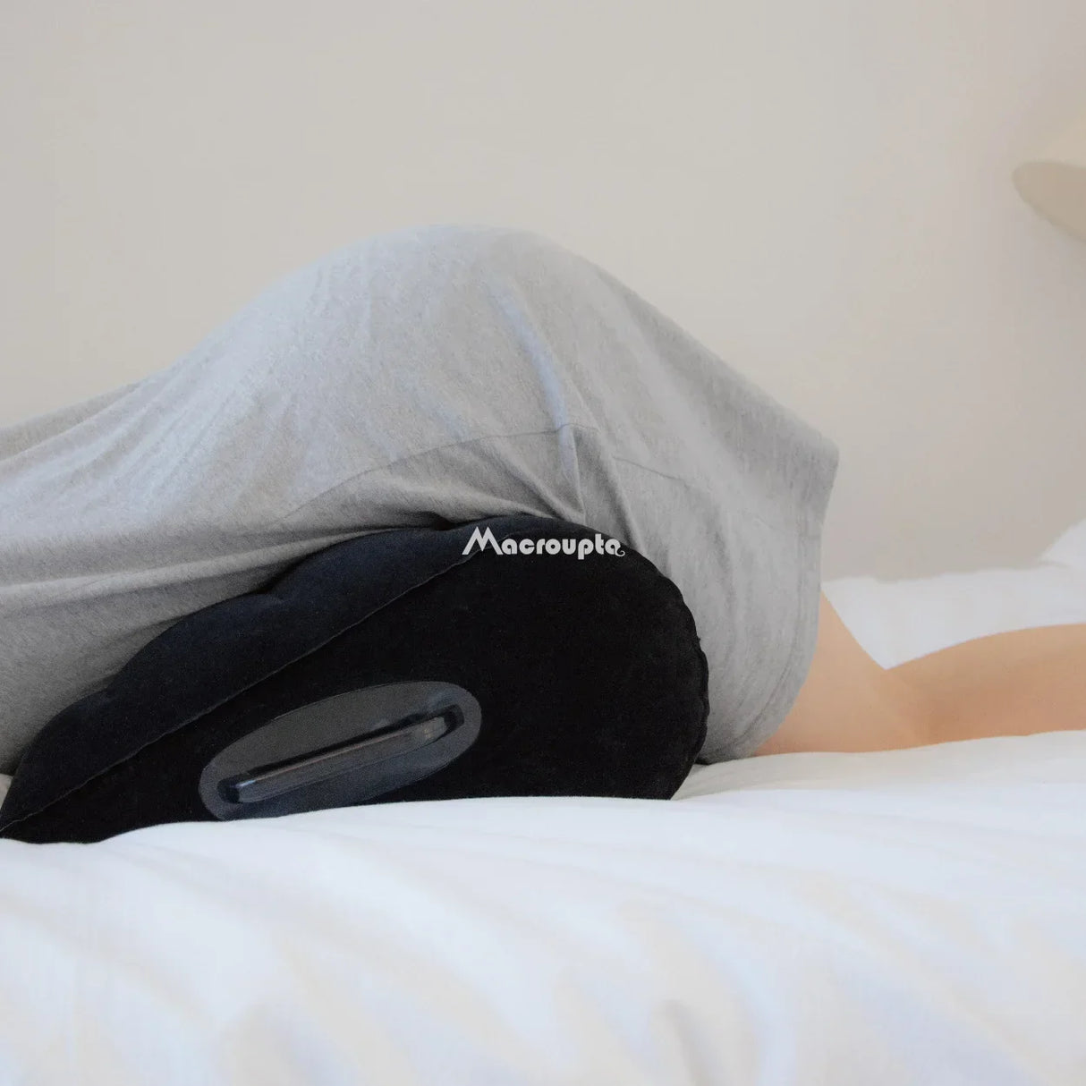 Foldable PVC Flocking Inflatable Wedge Love Pillow Triangle