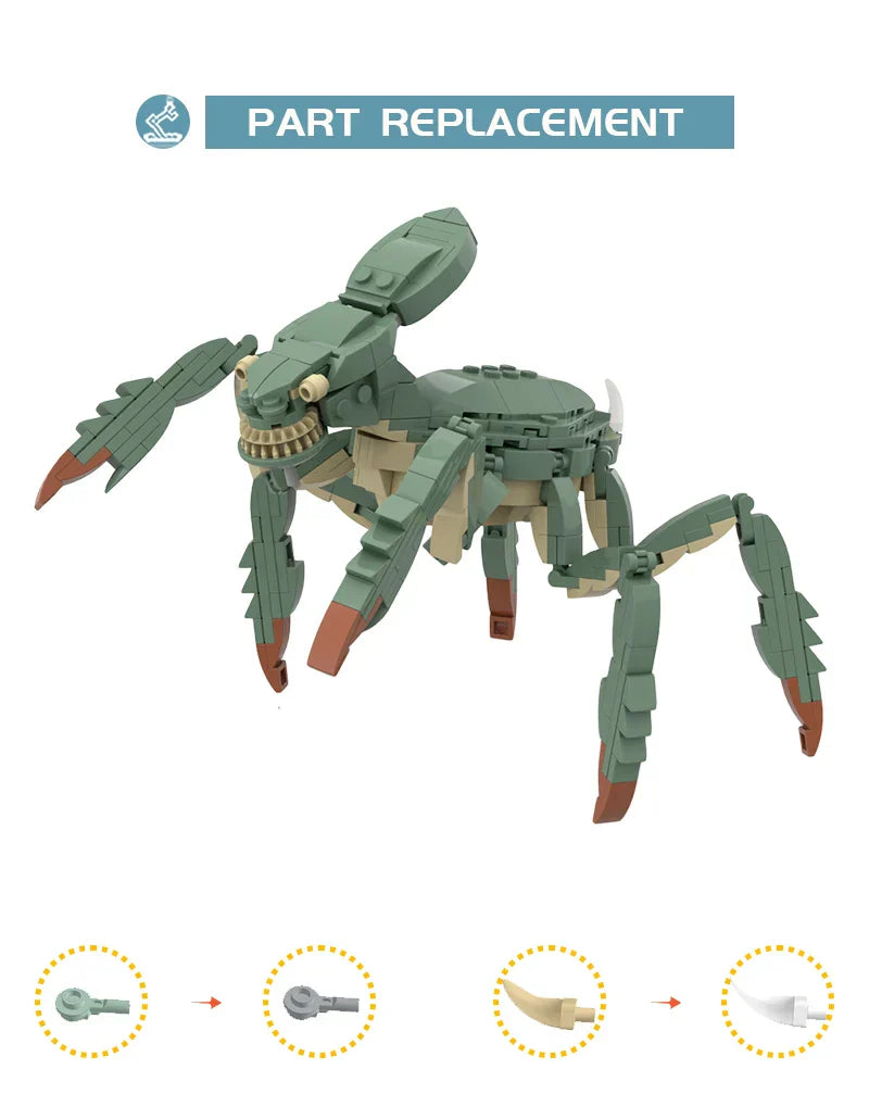 MOC Movie Space Crustacean Beast Acklay Monster War