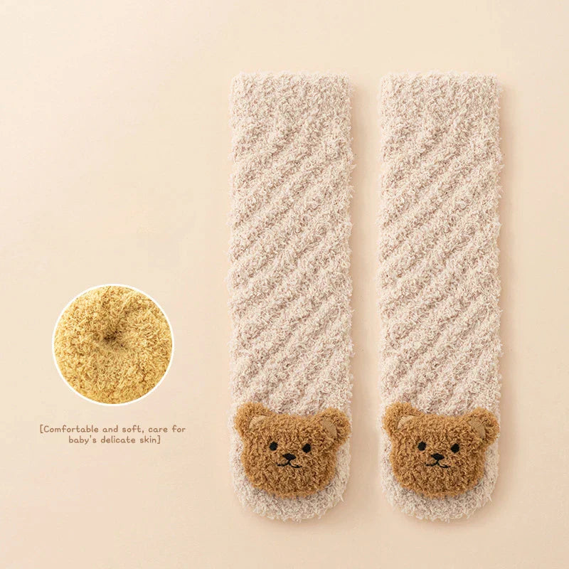Newborn Baby Socks Cute Bear Socks Infant Kid