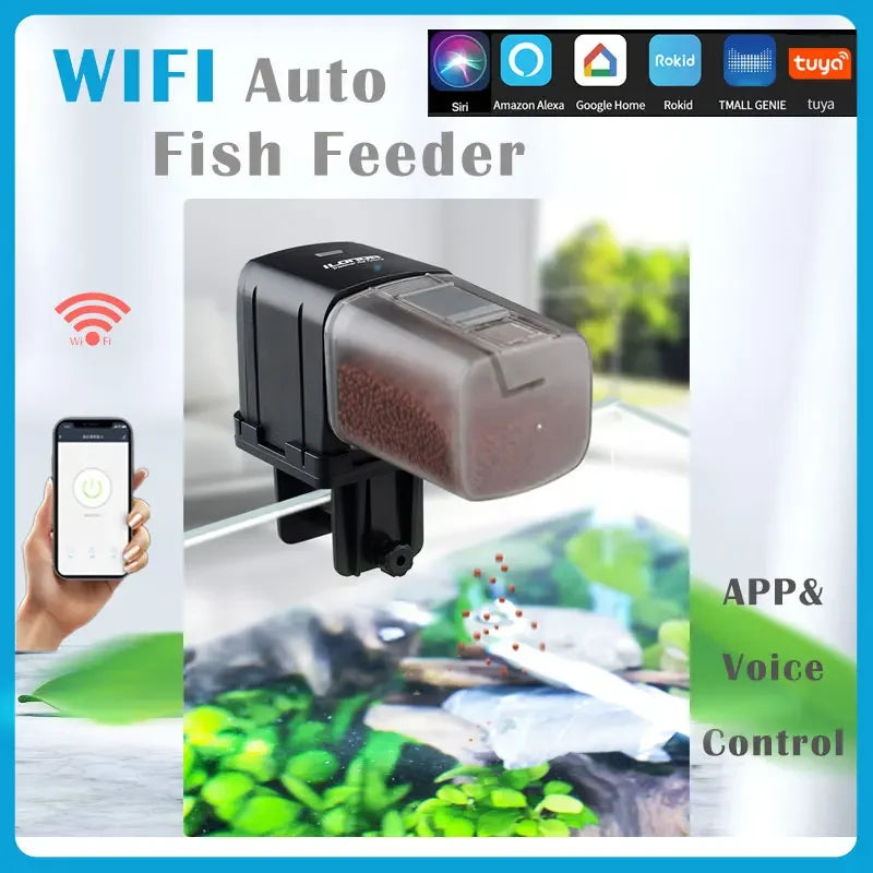 Ilonda Wifi Fish Feeder Organ Smart Control Aquarium