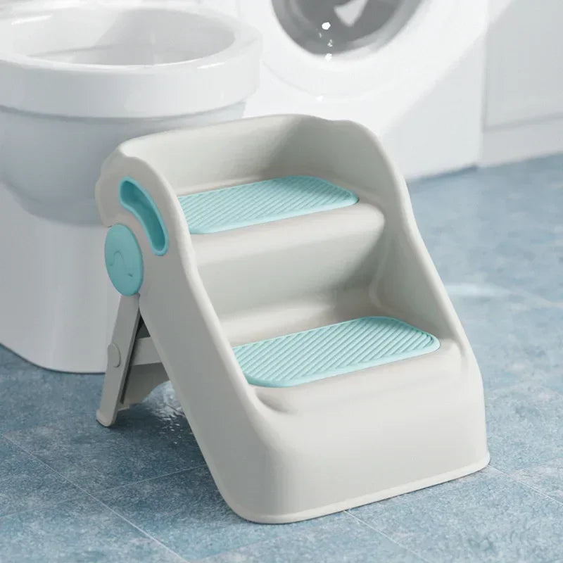 Home Poop Step Stools Foldable Stairs Kitchen Plastic