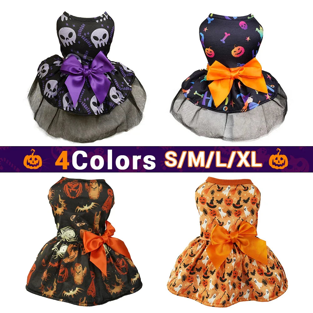 Halloween Dog Clothes Dress Funny Pet Clothing Dress