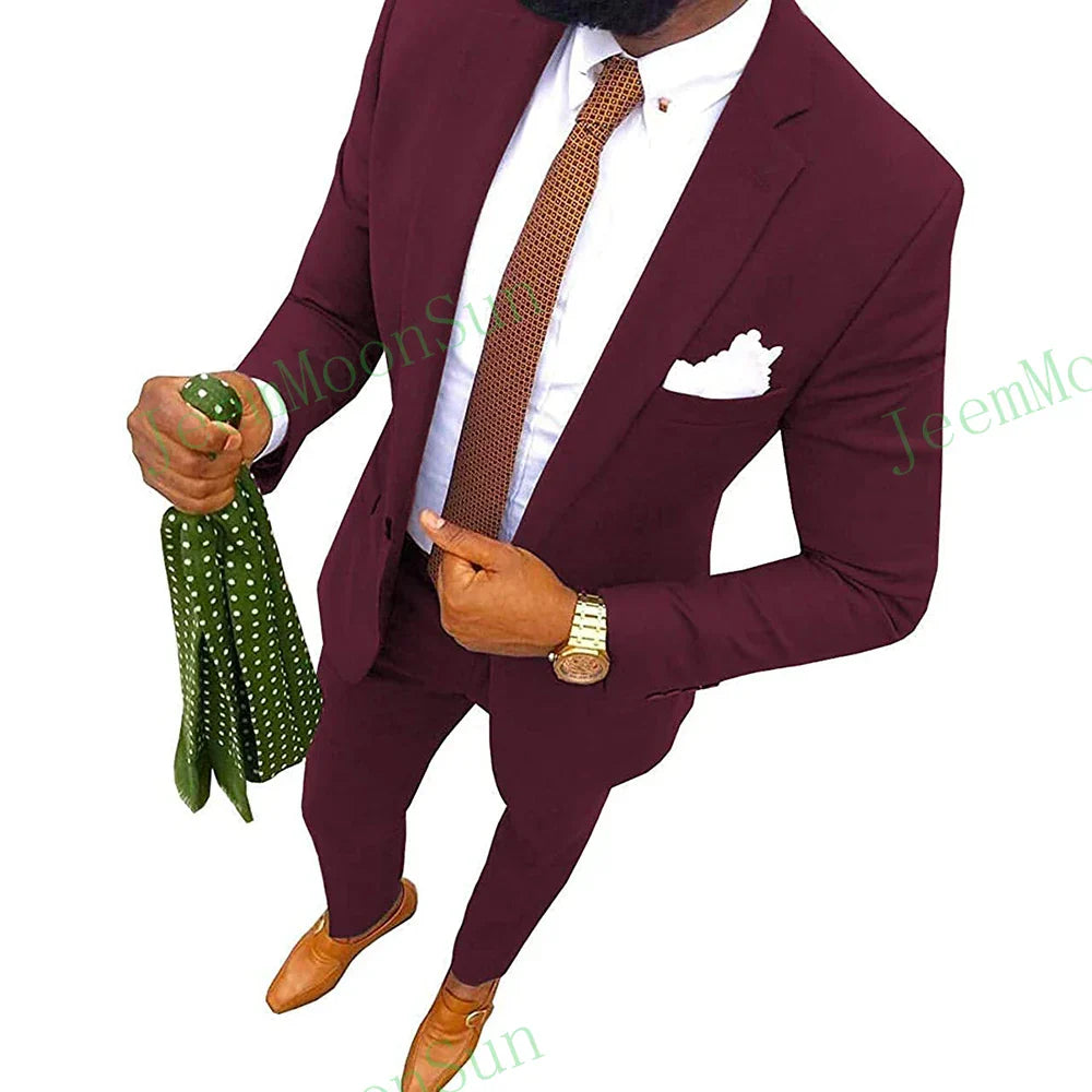 Green Mens Wedding Suits 2022 Groom Tuxedos Notched