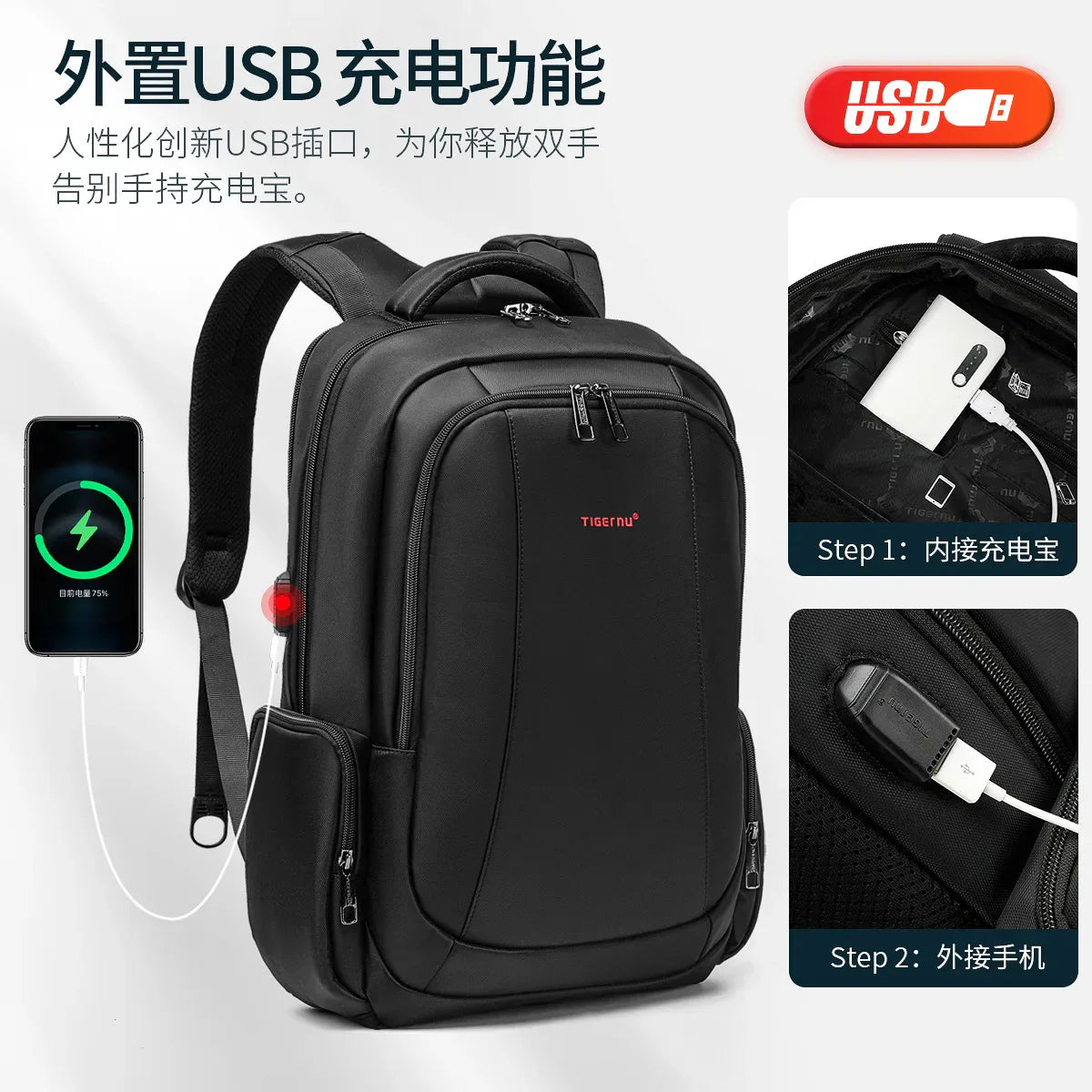 Business commuting highcapacity nylon computer bag 15.6inch laptop