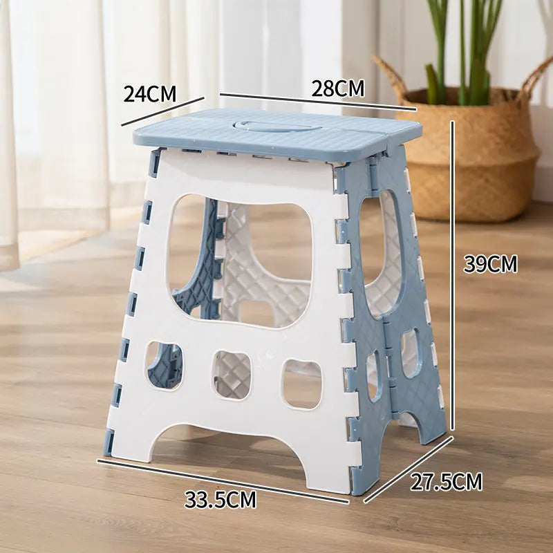 Thickened Plastic Folding Furniture Stool Portable Mini Outdoor