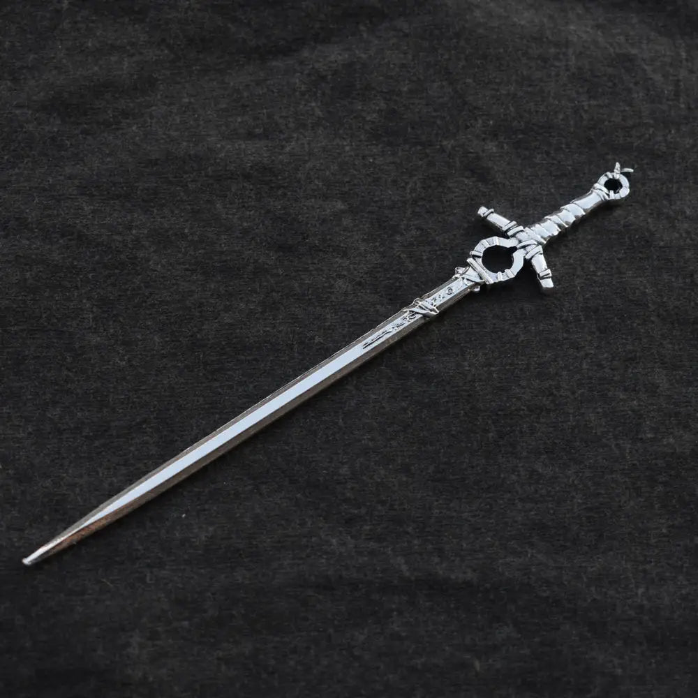 16cm Witch skull Hair Stick sword woman hair