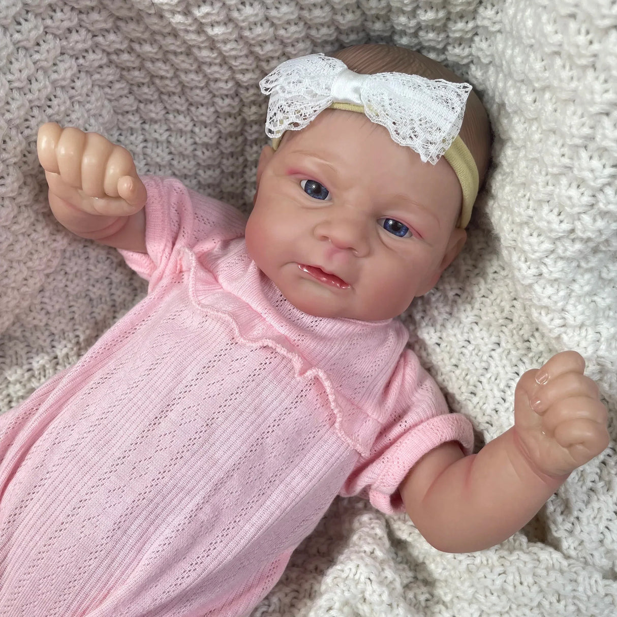 17Inch Painted Reborn Baby Doll Elijah Lifelike Newborn