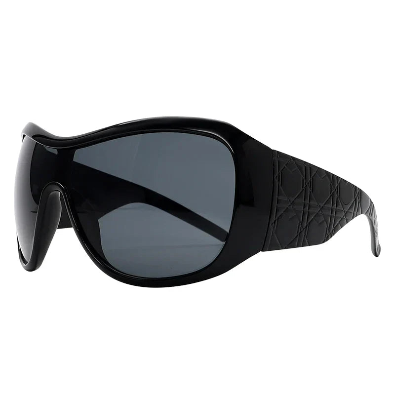 Luxury Brand Designer One-piece Sunglasses Goggle New Trendy