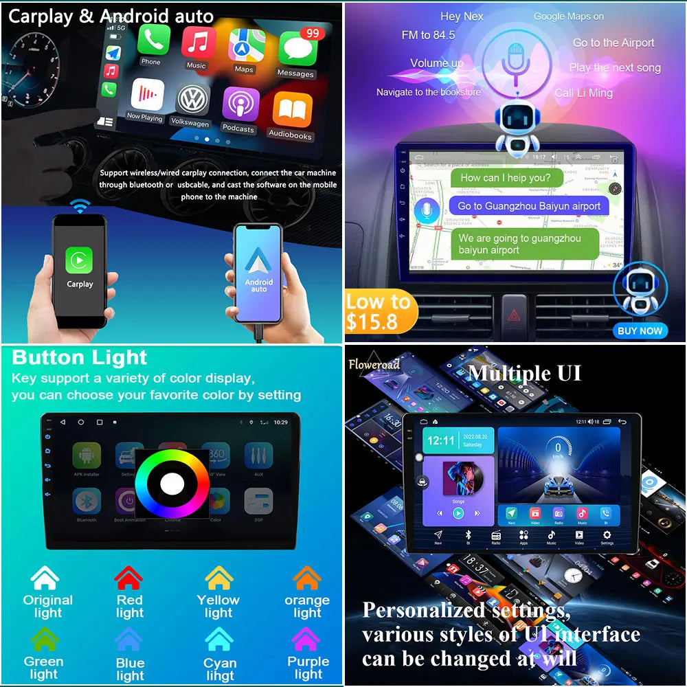 Car Intelligent System Android For Dodge Journey Fiat