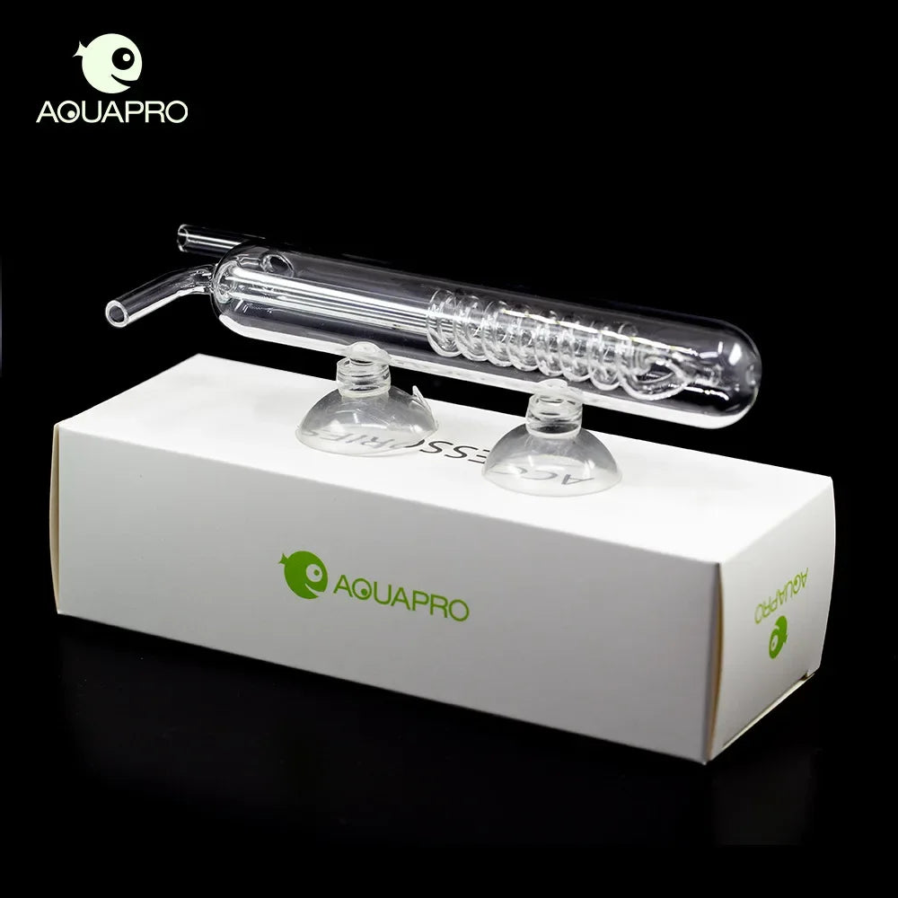Aquapro Glass Spiral CO2 Diffuser Atomizer with Bubble