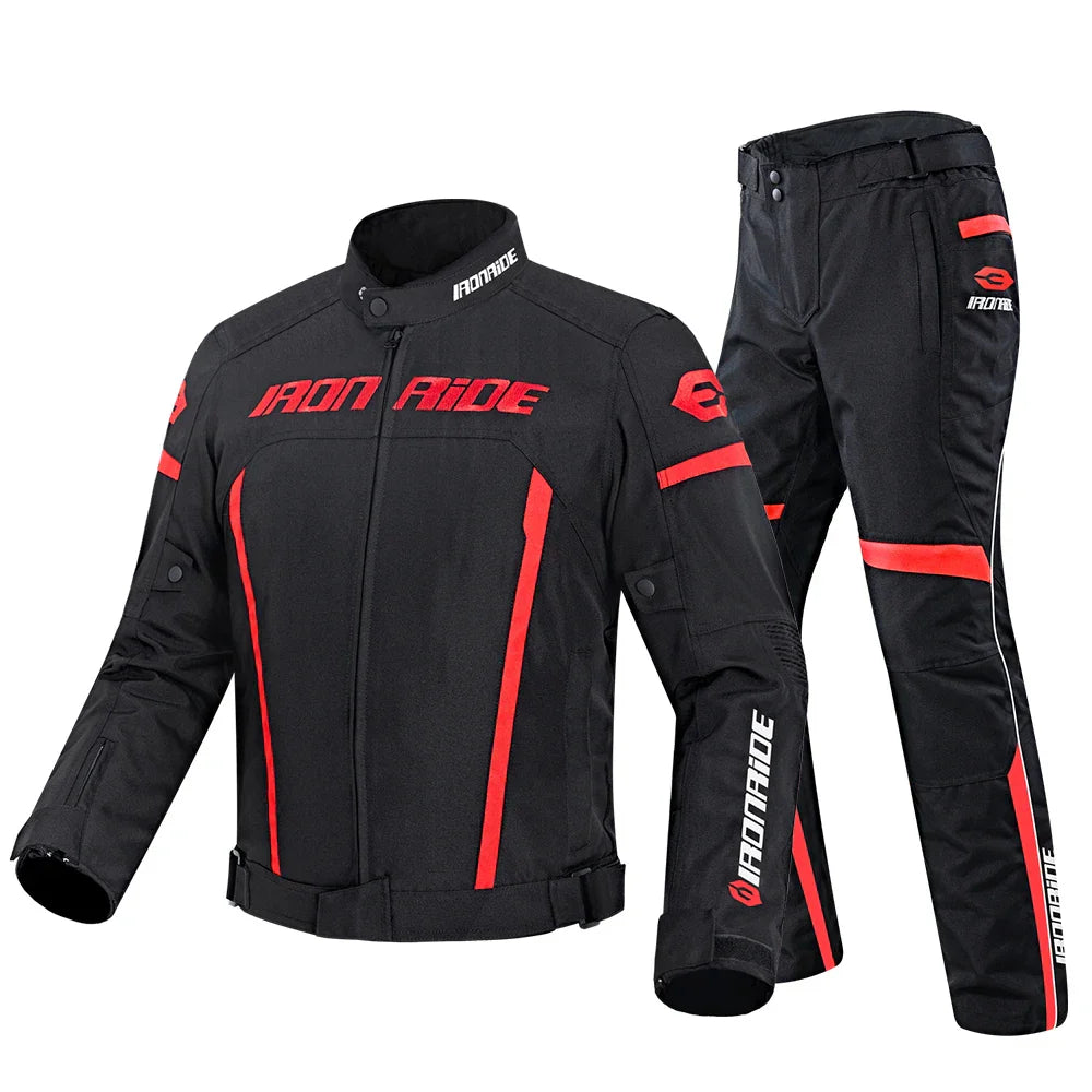 HEROBIKER Waterproof Motorcycle Jacket Man Racing jacket Wearable Motorcycle Pants Moto Jacket With EVA Protection