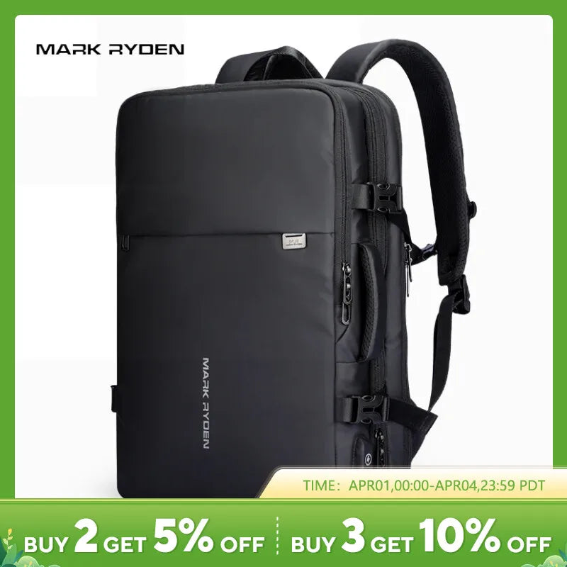 MARK RYDEN Large Travel Backpack Men Multifunctional 39L