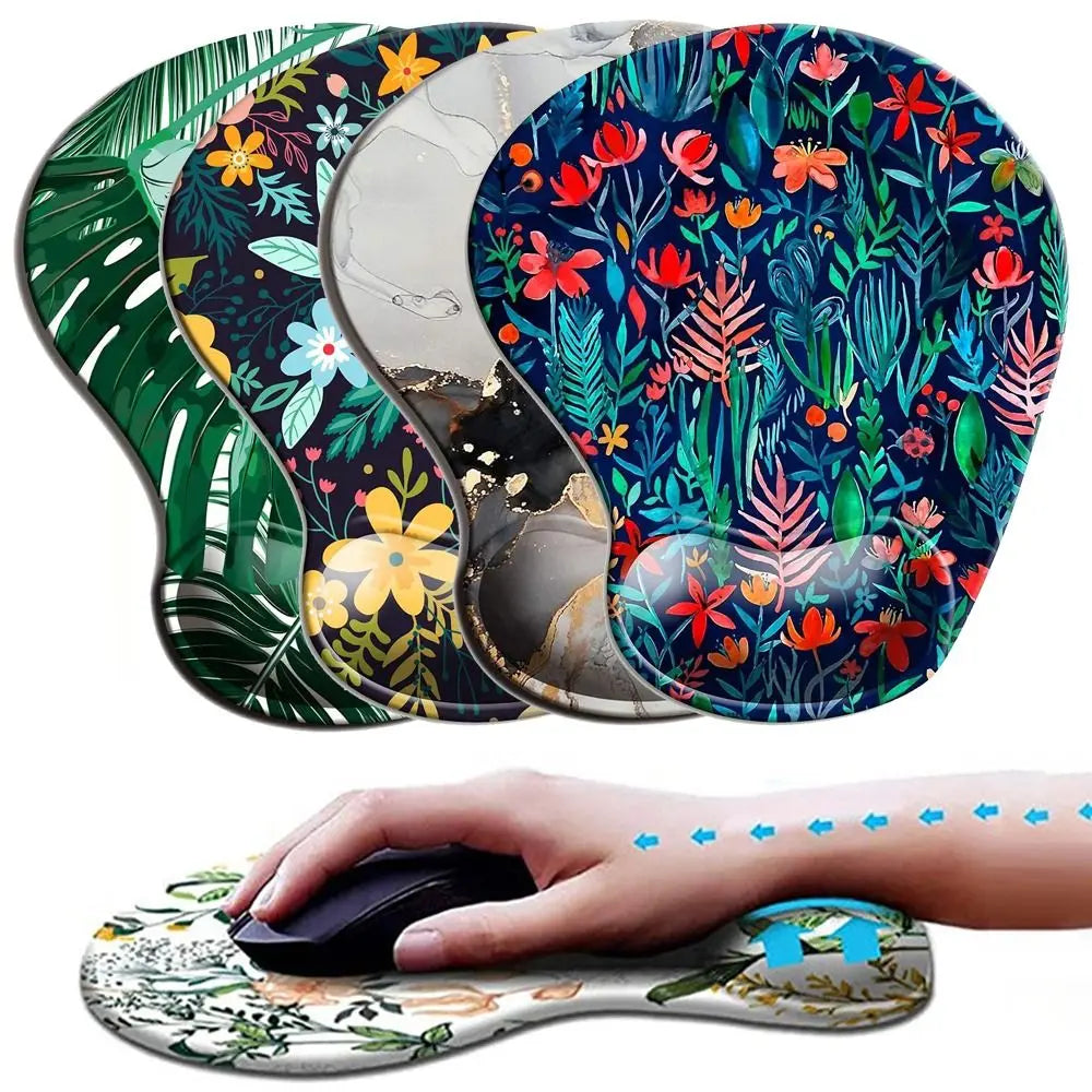 Silicone Wrist Rest Mouse Pad Ergonomic Hand Support