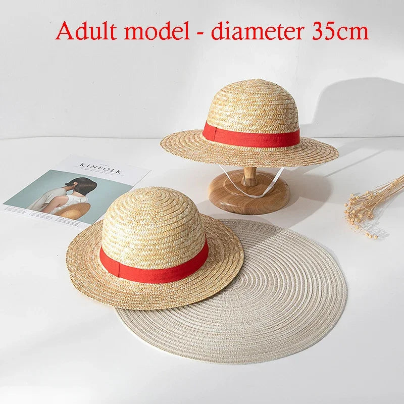 Luffy Straw Hat Anime Cartoon Cosplay Caps Accessories