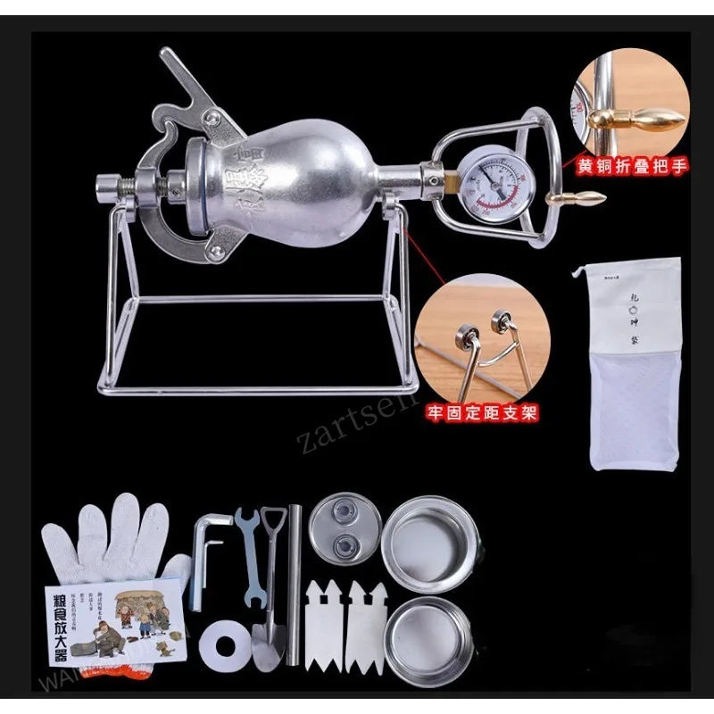 230/280ml Hand Popcorn Machine Open Firing Popcorn Puffing