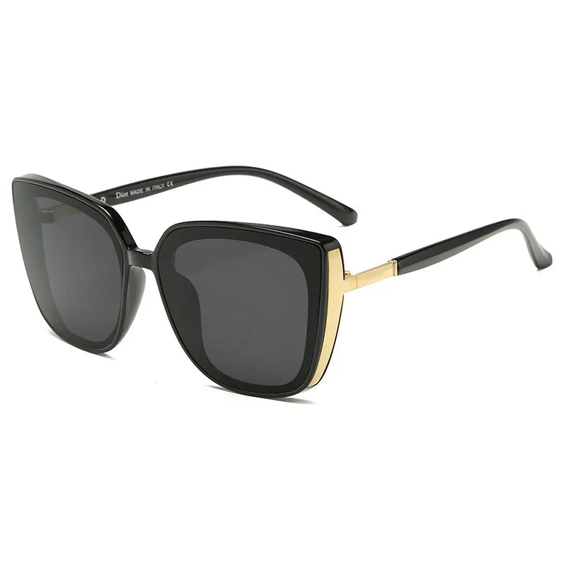 New Large Frame Square Sunglasses Women's Brand Designer