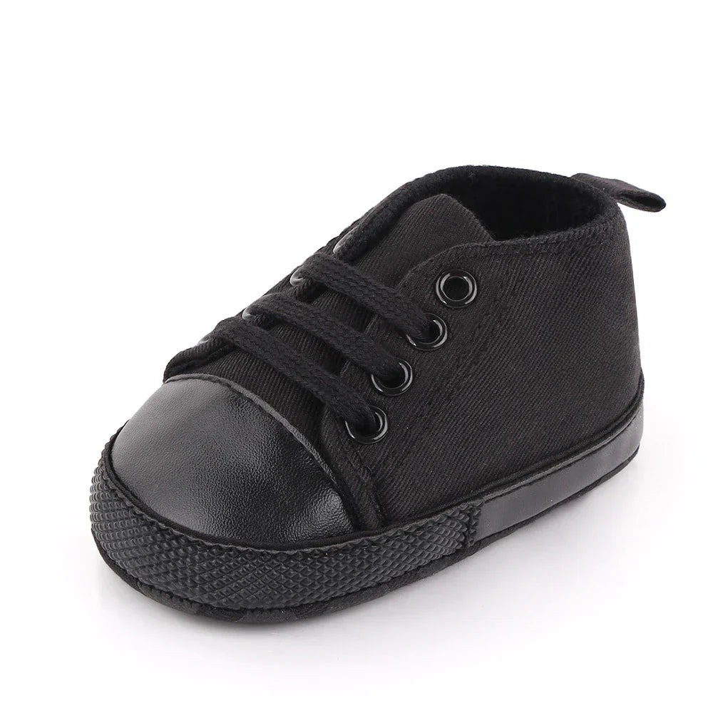 Baby Canvas Classic Sneakers Newborn Print Star Sports