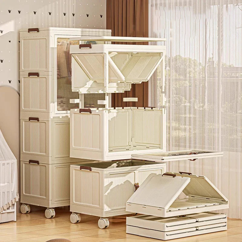 Baby clothes storage cabinet Free installation of baby
