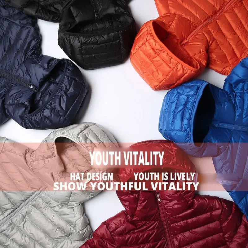 6 Colors Men Puffer Jackets Mens Korean Fashion