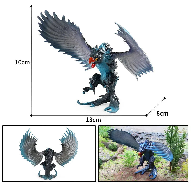 simulation dragon figurines model Savage Flying Magic Dragon