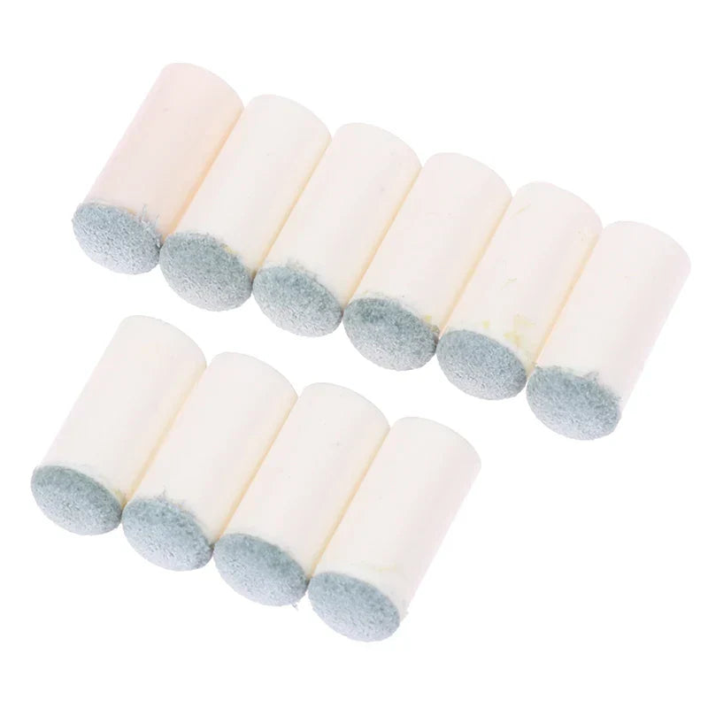 10pcs 10mm Slipon Billiards Cue Tips Protector Pool
