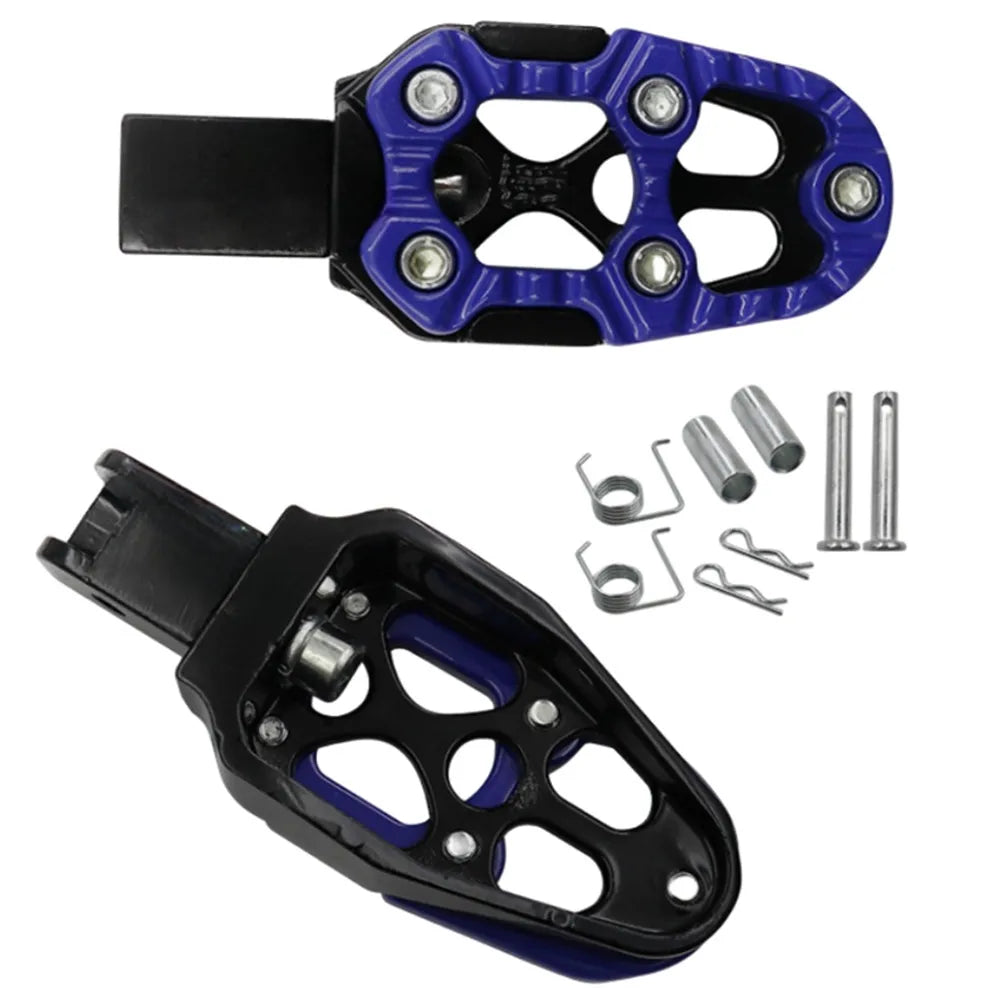 1 Pair CNC Aluminum Motorcycle Rearset Footrests