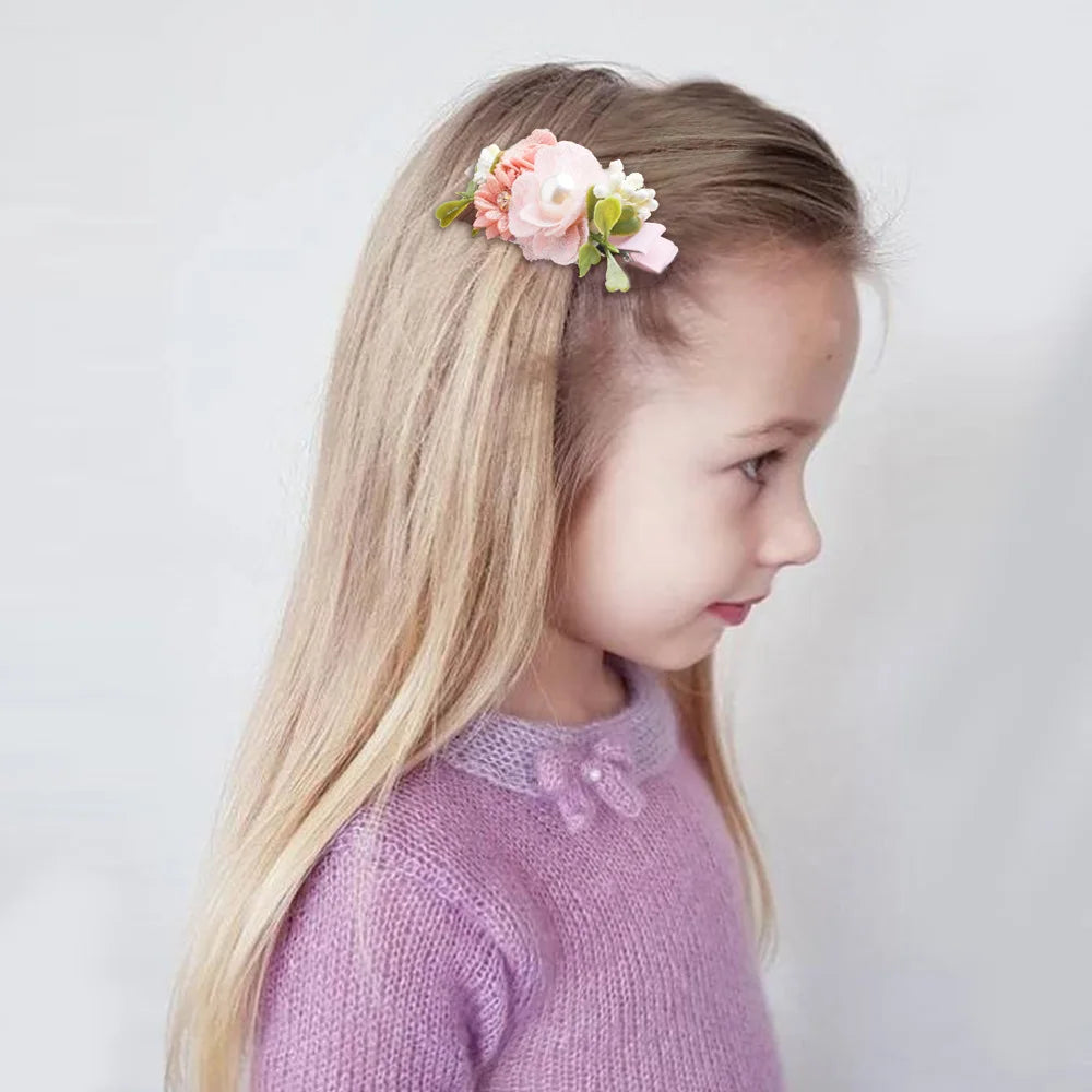 Baby Accessories Princess Flower Hairpins for Baby and