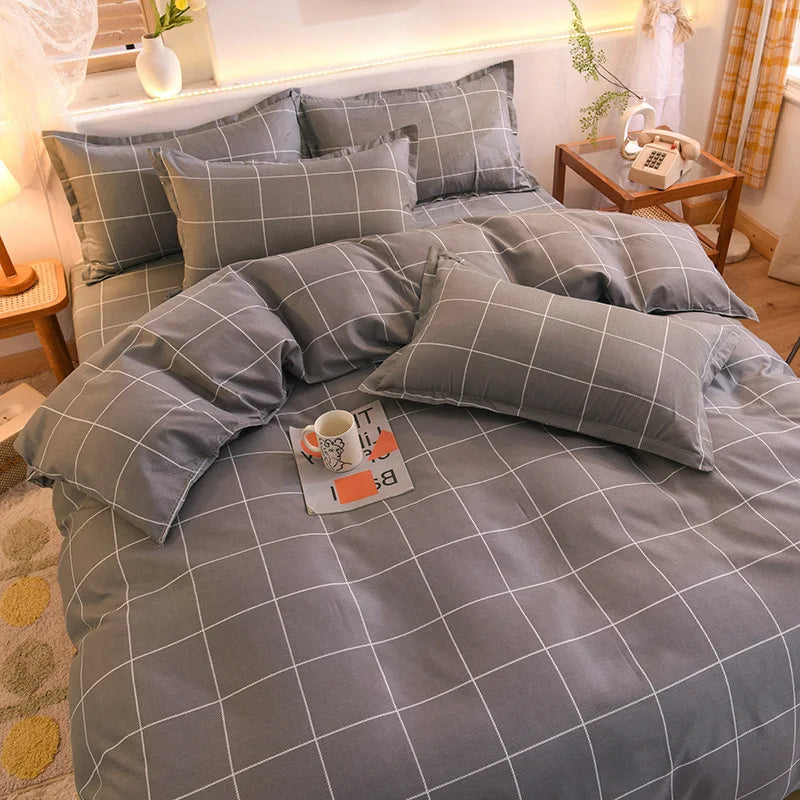 Cute Bedding Set Men Women Duvet Cover Bed