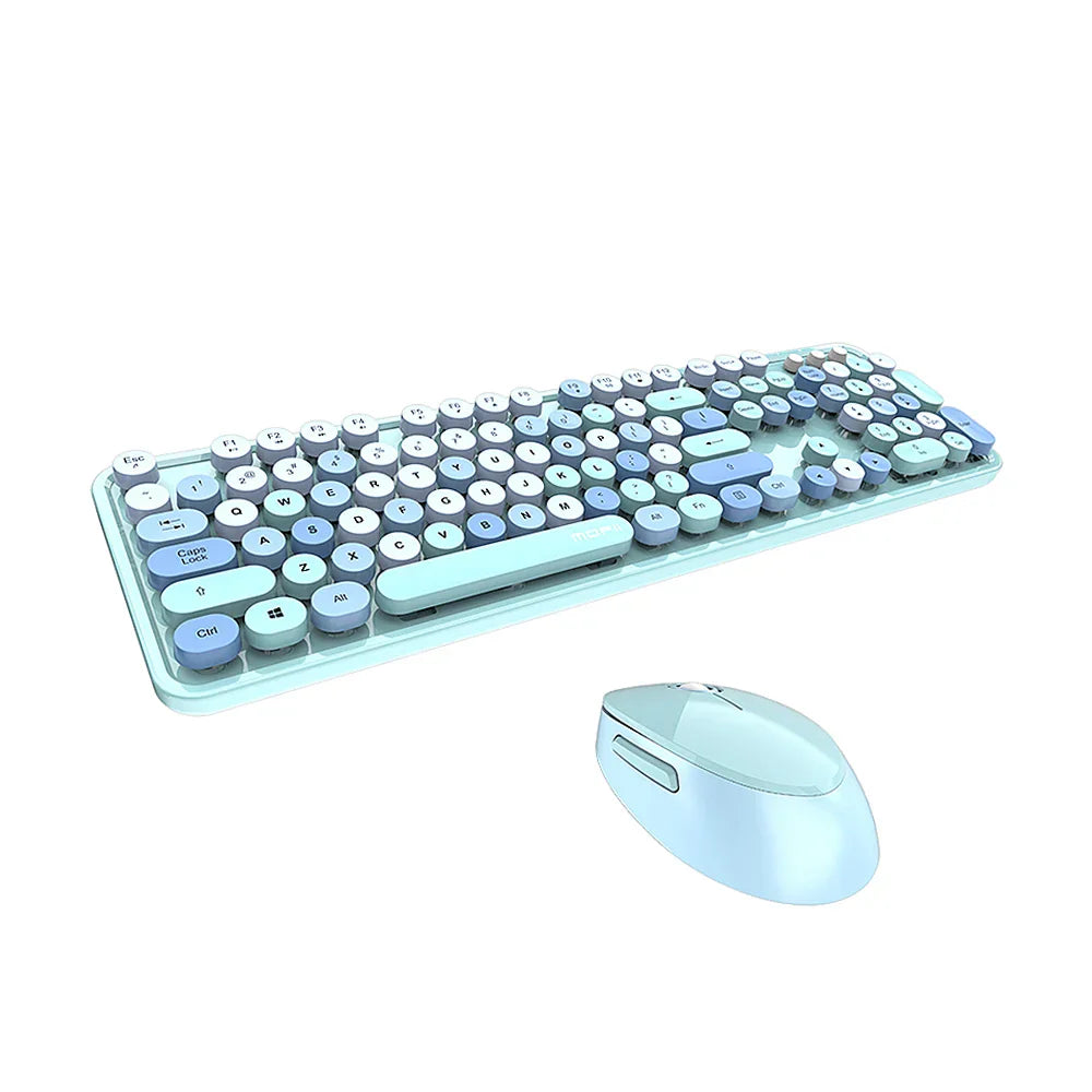 Mofii Sweet Keyboard Mouse Combo Mixed Color 2.4G