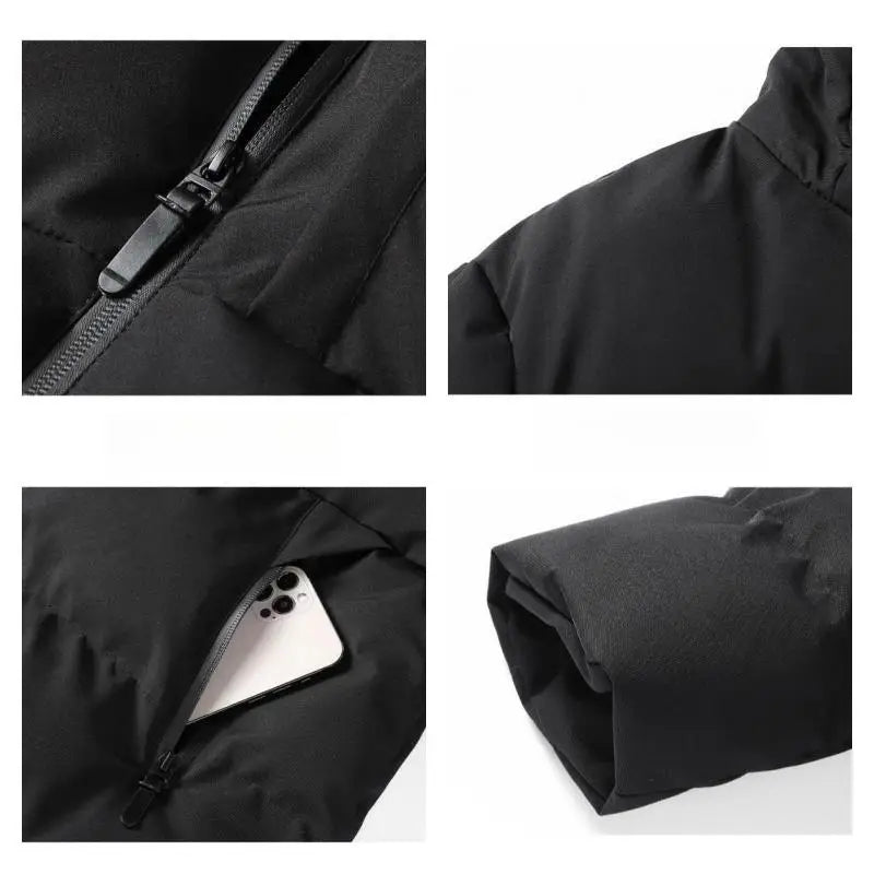 UETEEY Winter Windproof Warm Men Down Jacket Thicken