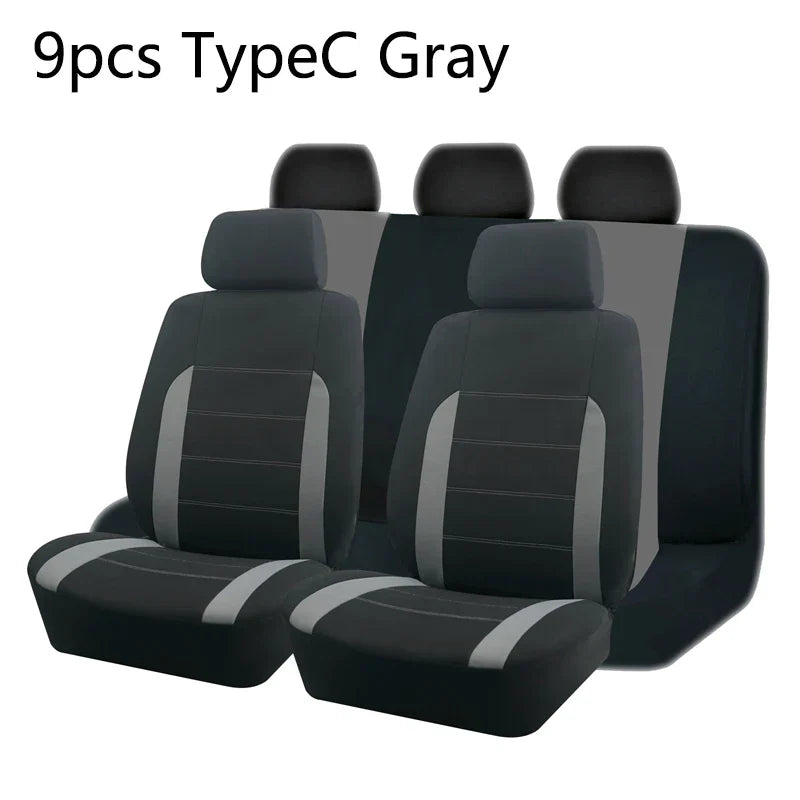 AUTO PLUS Sports Universal Polyester Car Seat Cover
