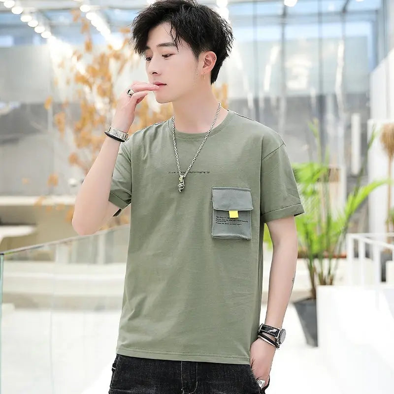2024 New fashion Men's Pure Cotton Trendy Long