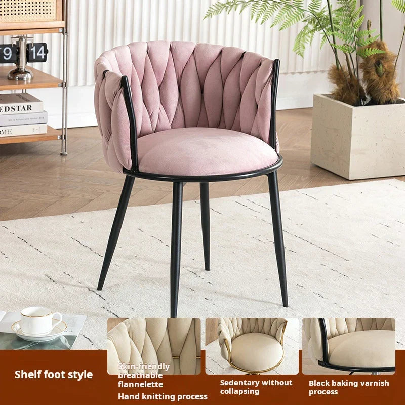 Living room velvet Armchair Fashion Design coffee chair
