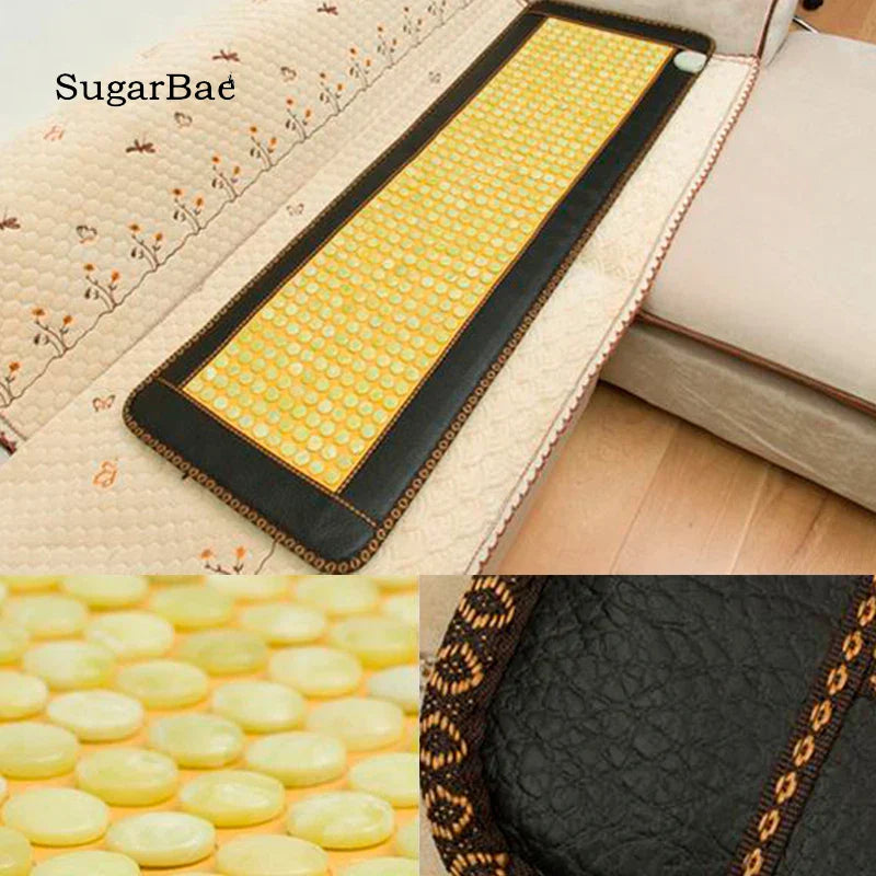 Germanium Stone Mattress Jade Heated Magnetic Therapy Tourmaline