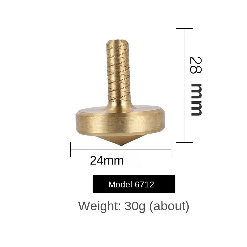 Inception Space Metal Brass Spinning Top Stress Relief